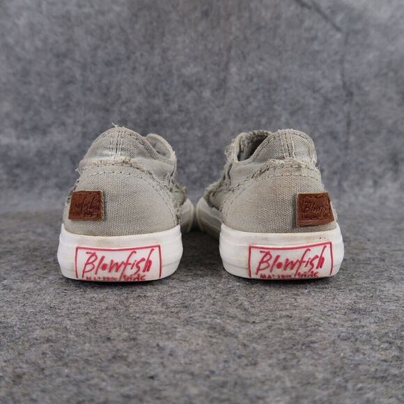 Blowfish Shoes Toddler 7 Sneakers Slip On Casual Canvas Distressed Gray Baby Kid - Picture 7 of 14